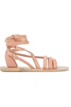 Ancient Greek Sandals Ankle Strap Flat Sandals In Natural