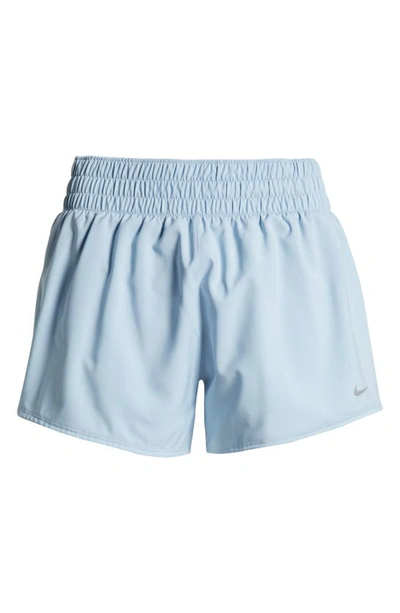 Shop Nike Dri-fit One Shorts In Lt Armory Blue/ Reflective