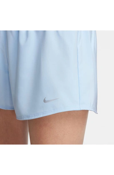 Shop Nike Dri-fit One Shorts In Lt Armory Blue/ Reflective