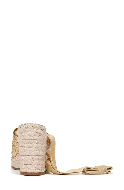 Shop Sarto By Franco Sarto Sierra Platform Wedge Espadrille In Gold