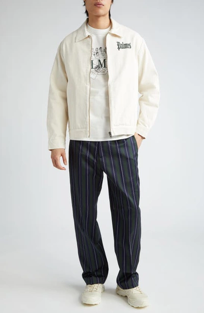 Shop Palmes Olde Organic Cotton Jacket In Off-white
