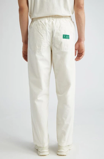 Shop Palmes Lucien Cotton Ripstop Pants In White