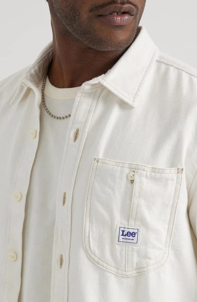 Shop Lee Carolina Button-up Shirt In Ecru