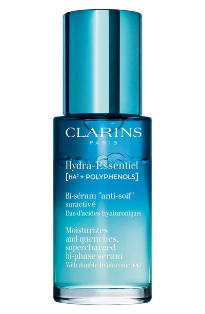 Shop Clarins Hydra-essentiel Bi-phase Face Serum With Double Hyaluronic Acid, 1 oz