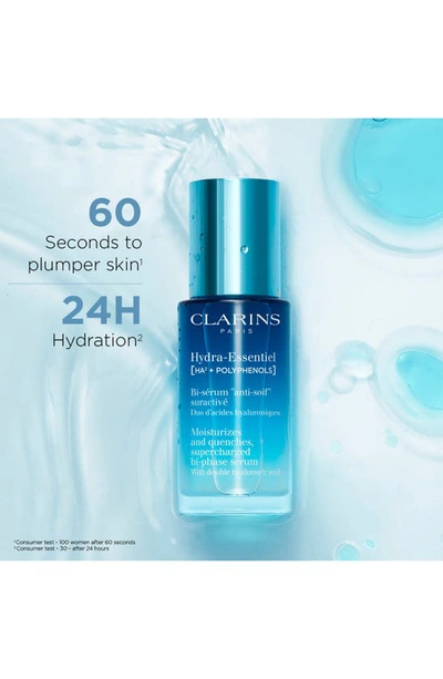 Clarins Hydra-essentiel Bi-phase Face Serum With Double Hyaluronic Acid, 1 Oz.