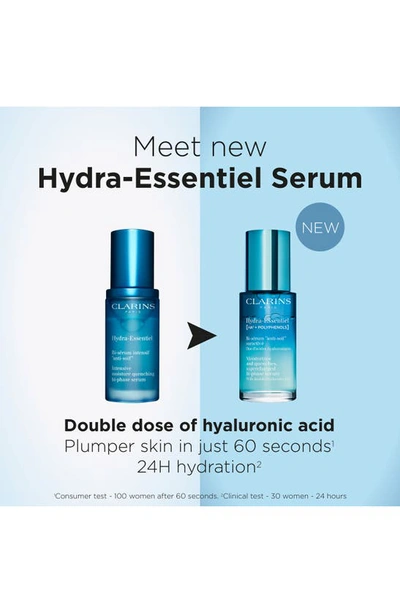 Clarins Hydra-essentiel Bi-phase Face Serum With Double Hyaluronic Acid, 1 Oz.
