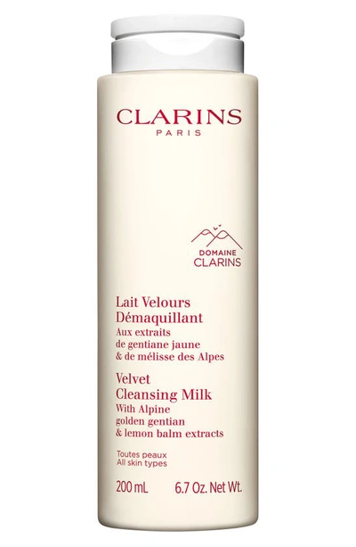 Clarins Velvet Facial Milk Cleanser 6.7 Oz. In White