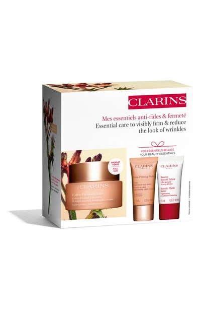Shop Clarins Extra-firming & Smoothing Skin Care Starter Set (limited Edition) $141 Value