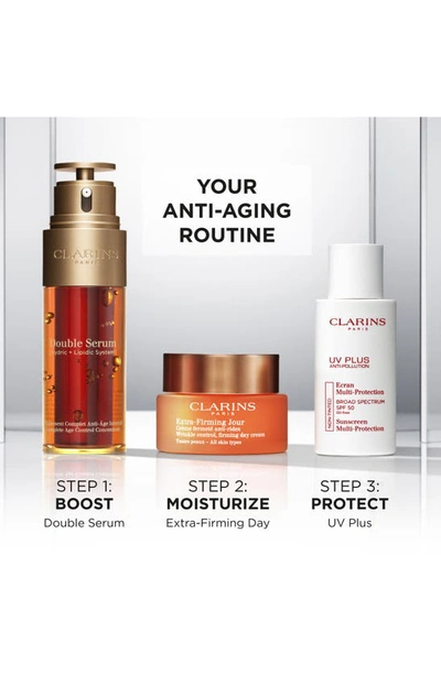 Shop Clarins Uv Plus Anti-pollution Antioxidant Face Sunscreen Spf 50, 1.7 oz In Neutral