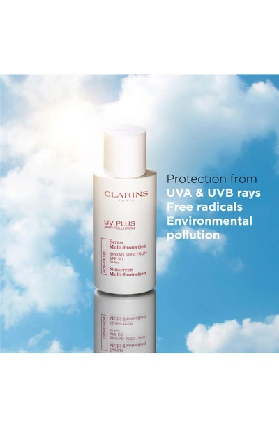 Clarins Uv Plus Anti-pollution Antioxidant Face Sunscreen Spf 50 In Neutral