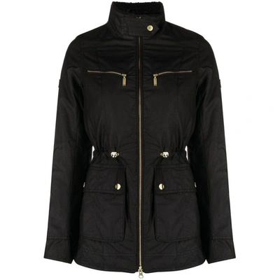 Shop Barbour Outerwears In Black