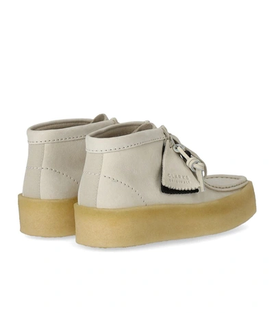 Shop Clarks Wallabee Cup Bt Ice Ankle Boot In White