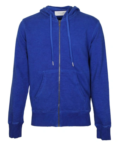 Shop Golden Goose Cotton Sweatshirt In Blue