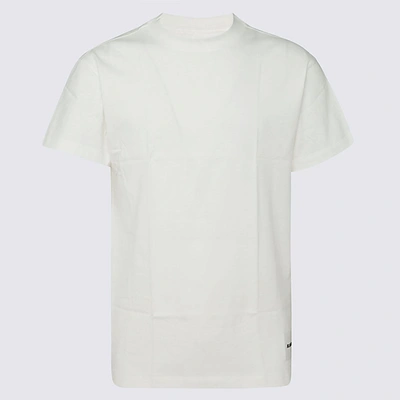 Shop Jil Sander White Cotton 3-pack T-shirts In White/white/white