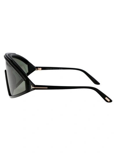 Shop Tom Ford Sunglasses In 05a Nero/altro / Fumo