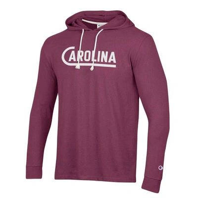 Shop Champion Garnet South Carolina Gamecocks Vintage Long Sleeve Hoodie T-shirt
