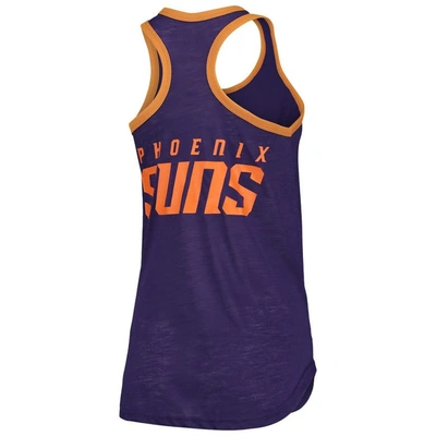 Shop G-iii Sports By Carl Banks Purple Phoenix Suns Showdown Burnout Tank Top