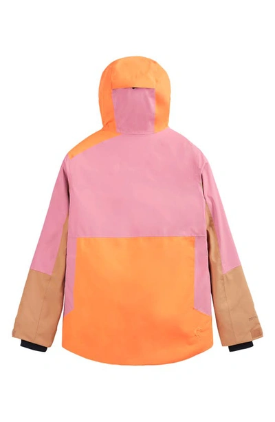 Shop Picture Organic Clothing Seen Colorblock Water Repellent Ski Jacket In Cashmere Rose