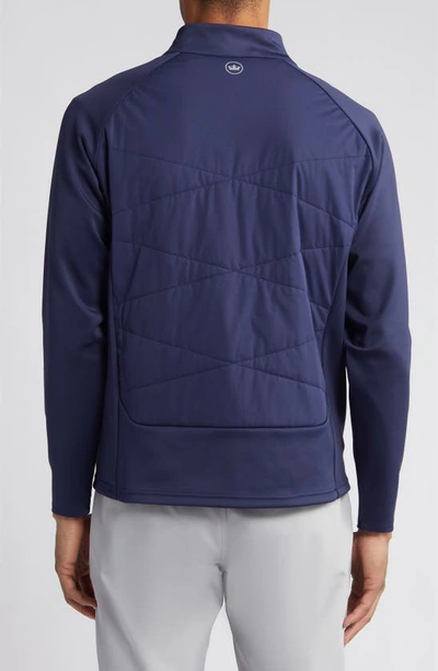 Shop Peter Millar Merge Water Resistant Hybrid Jacket In Navy