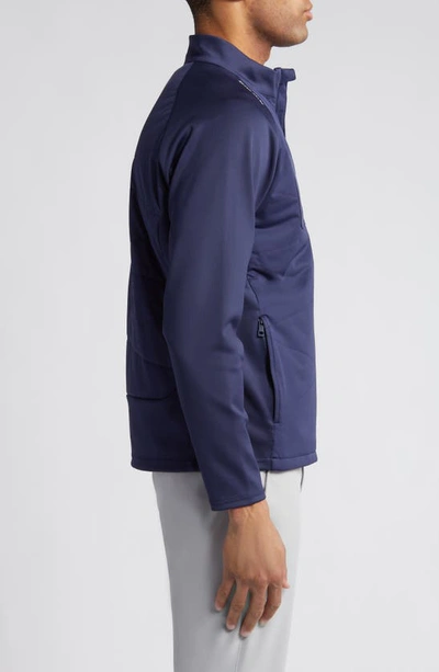 Shop Peter Millar Merge Water Resistant Hybrid Jacket In Navy