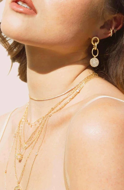 Ettika Box Chain Choker Necklace In Gold