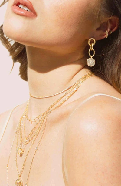 Ettika Box Chain Choker Necklace In Gold