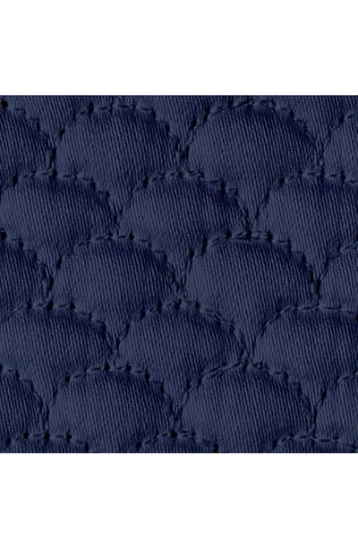 Matouk Alba 600 Thread Count Quilt In Navy