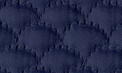 Shop Matouk Alba Quilt In Navy