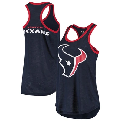 Shop G-iii 4her By Carl Banks Navy Houston Texans Tater Tank Top