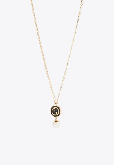 Shop Gucci Blondie Pendant Necklace In Gold