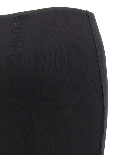 Shop Rick Owens 'theresa' Maxi Black Skirt With Wide Split At The Front In Viscose Blend Woman