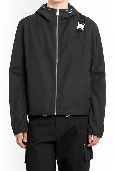 Shop Alyx 1017  9sm 'x' Hooded Jacket In Black