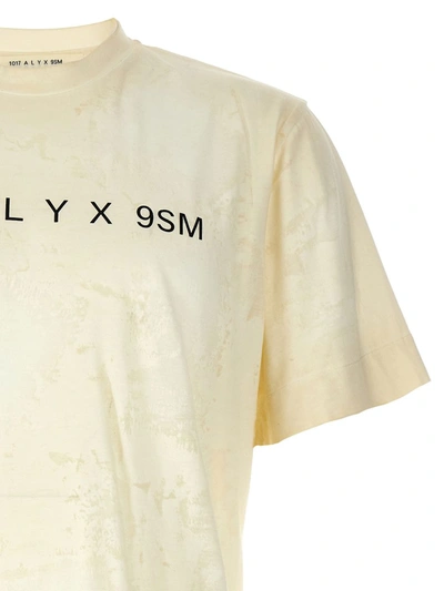 Shop Alyx 1017  9sm 'translucent Graphic' T-shirt In White
