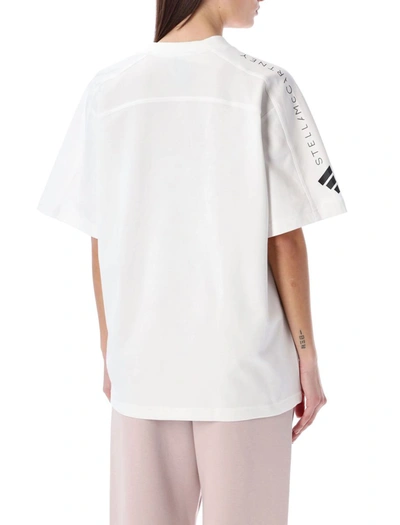 Shop Adidas By Stella Mccartney Truecasuals Logo T-shirt In White