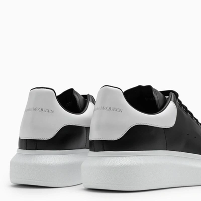 Shop Alexander Mcqueen Black/white Oversized Sneakers