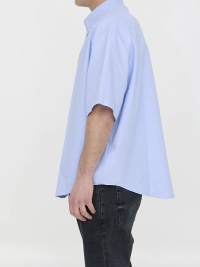 Shop Ami Alexandre Mattiussi Ami De Coeur Shirt In Blue