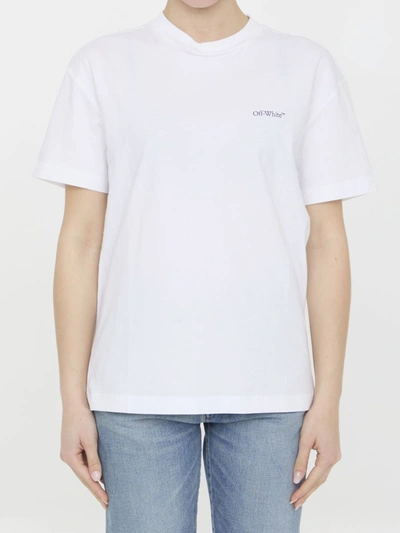 Shop Off-white Arrow X-ray Motif T-shirt In White