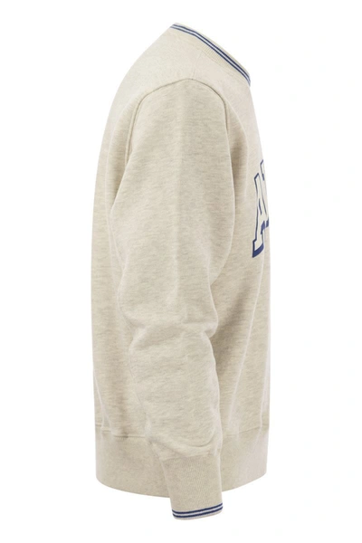 Shop Autry Crew-neck Sweatshirt With Logo In Grey