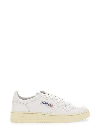 Shop Autry Medalist Low Sneakers In White