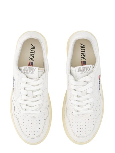 Shop Autry Medalist Low Sneakers In White