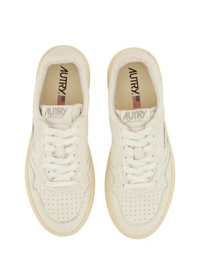 Shop Autry Medalist Low Sneakers In White