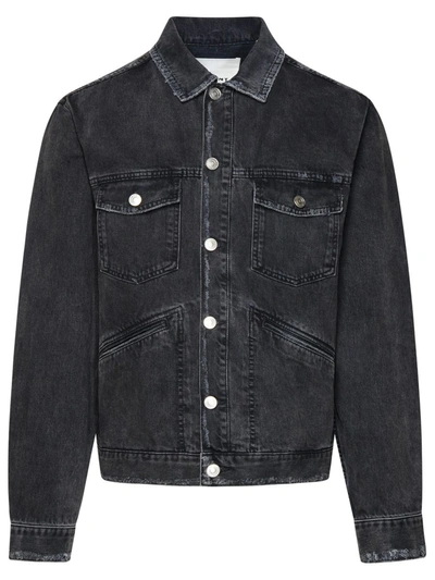 Shop Isabel Marant 'jango' Black Cotton Jacket