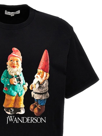 Shop Jw Anderson J.w. Anderson 'gnome Trio' T-shirt In Black