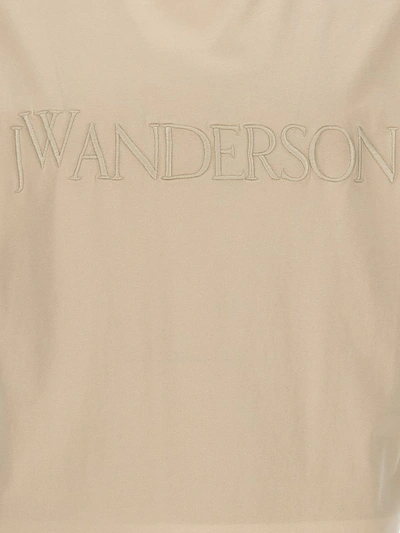 Shop Jw Anderson T-shirt In Beige