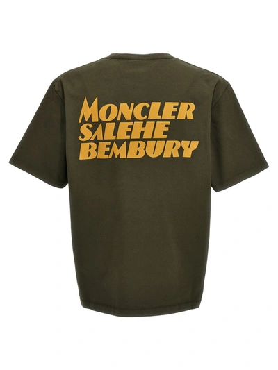 Shop Moncler Genius T-shirt  X Salehe Bembury In Green