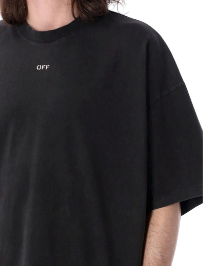 Shop Off-white Mary Over T-shirt In Black Grey