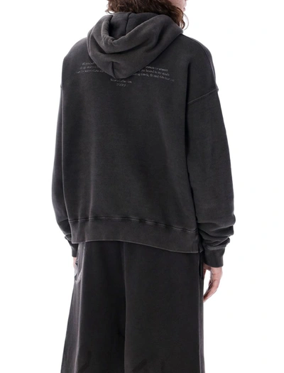 Shop Off-white Mary Skate Hoodie In Black Grey