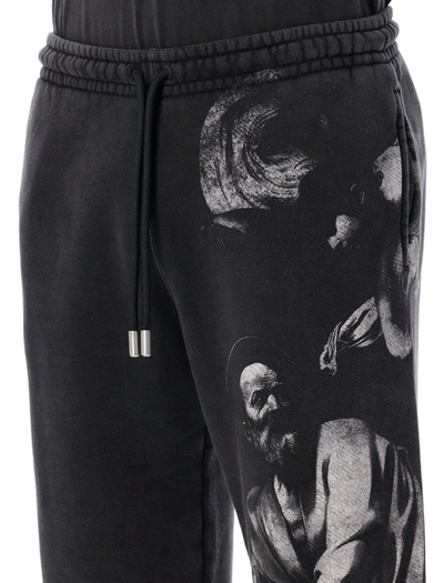 Shop Off-white S. Matthew Sweatpants In Black Grey