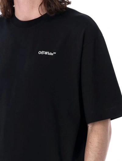 Shop Off-white Tattoo Arrow Skate T-shirt In Black