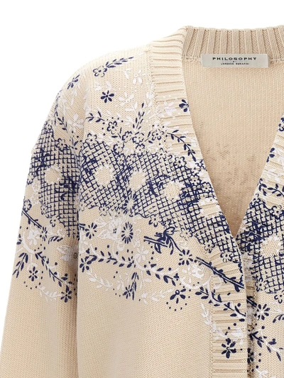 Shop Philosophy Di Lorenzo Serafini Knitwear In Beige O Tan